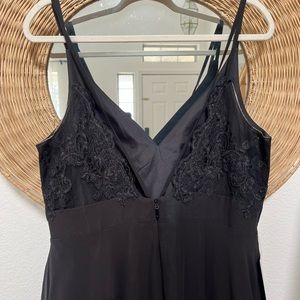 Black formal BRIDESMAID dress AZAZIE NEVER ALTERED